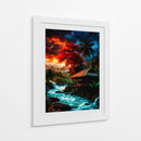 Atardecer Carmesí - Puffy Design | Cuadro decorativo de Canvas Lab