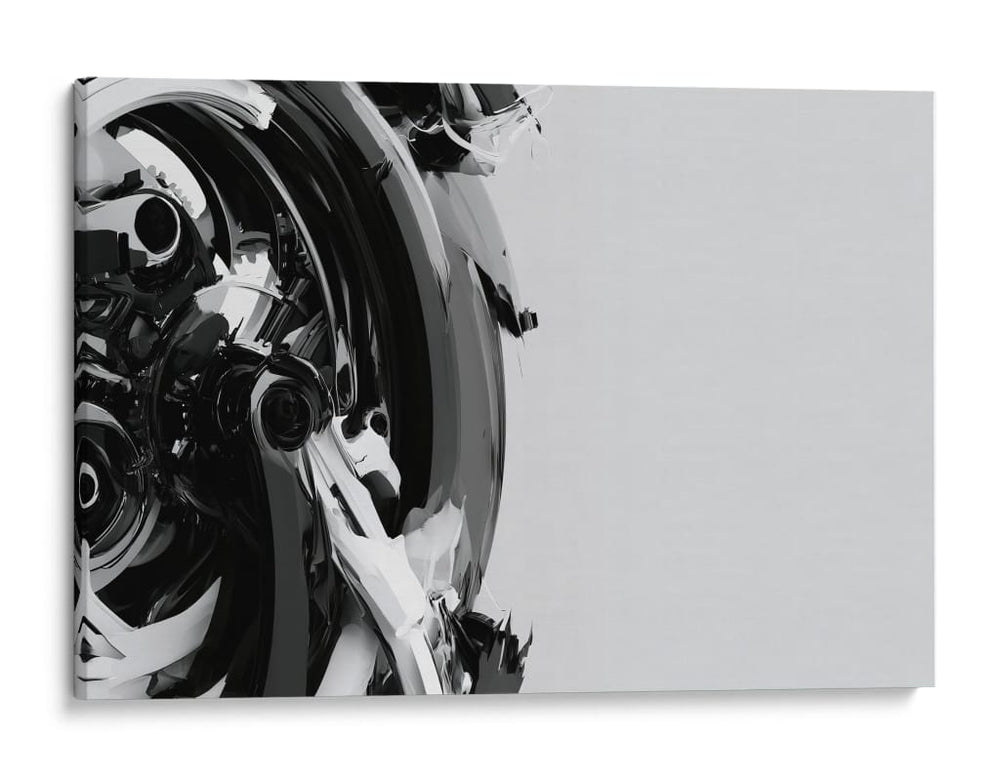 Reloj en close up, solo engranes - DIEGO D L | Cuadro decorativo de Canvas Lab