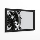 Reloj en close up, solo engranes - DIEGO D L | Cuadro decorativo de Canvas Lab