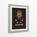 Una Advertencia Stark Sobre la Duración de la Batería - Puffy Design | Cuadro decorativo de Canvas Lab