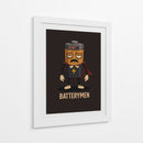 Una Advertencia Stark Sobre la Duración de la Batería - Puffy Design | Cuadro decorativo de Canvas Lab