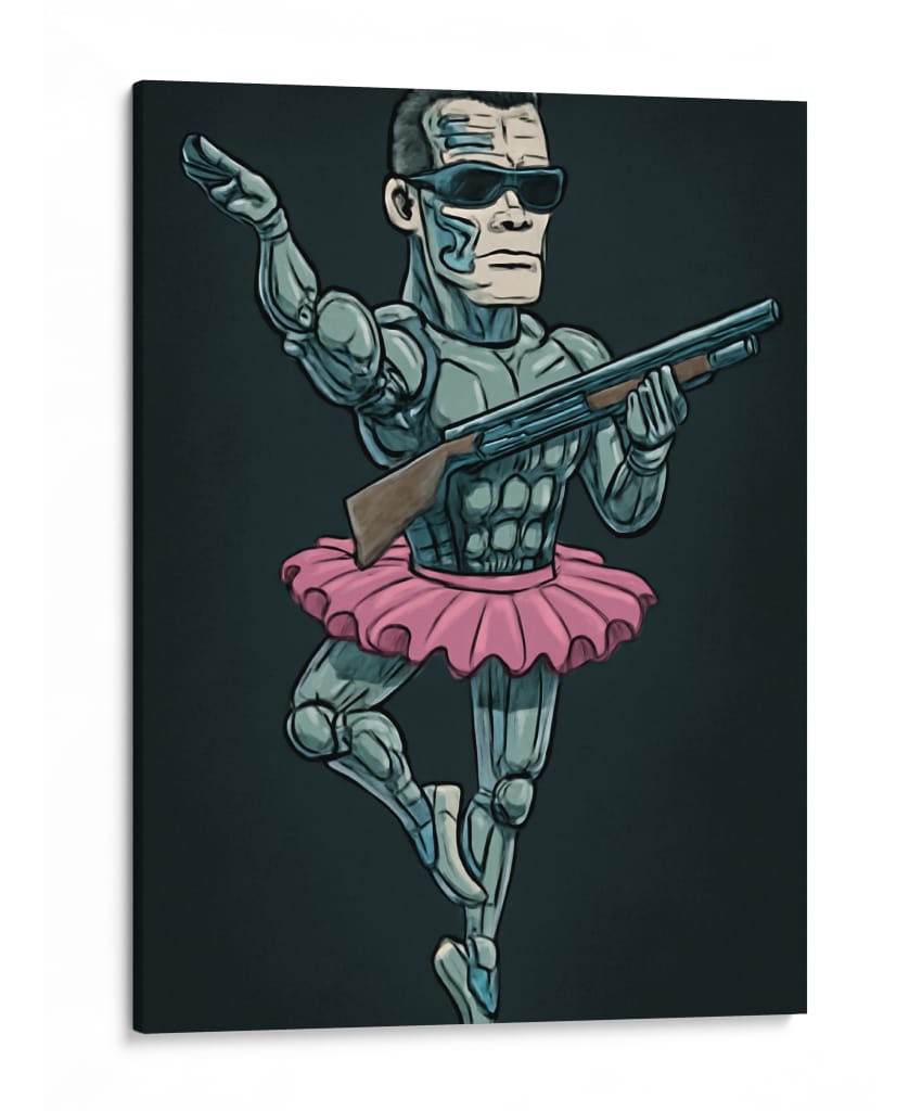 Hasta la vista, baby (versión tutú) - Puffy Design | Cuadro decorativo de Canvas Lab
