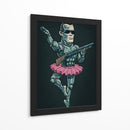 Hasta la vista, baby (versión tutú) - Puffy Design | Cuadro decorativo de Canvas Lab