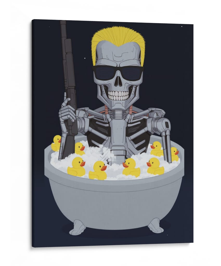 Bañito de fuego y jabón - Puffy Design | Cuadro decorativo de Canvas Lab