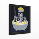 Bañito de fuego y jabón - Puffy Design | Cuadro decorativo de Canvas Lab