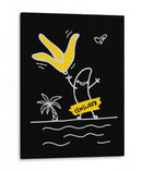 Plátano sin censura - Puffy Design | Cuadro decorativo de Canvas Lab