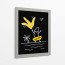 Plátano sin censura - Puffy Design | Cuadro decorativo de Canvas Lab