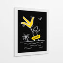 Plátano sin censura - Puffy Design | Cuadro decorativo de Canvas Lab