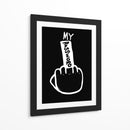Mi contraseña más segura - Puffy Design | Cuadro decorativo de Canvas Lab