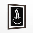 Mi contraseña más segura - Puffy Design | Cuadro decorativo de Canvas Lab