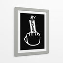 Mi contraseña más segura - Puffy Design | Cuadro decorativo de Canvas Lab