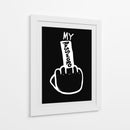Mi contraseña más segura - Puffy Design | Cuadro decorativo de Canvas Lab