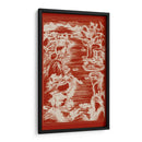 Vista De Pájaros Chinos En Rojo I - Vision Studio | Cuadro decorativo de Canvas Lab