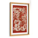 Vista De Pájaros Chinos En Rojo I - Vision Studio | Cuadro decorativo de Canvas Lab