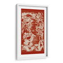 Vista De Pájaros Chinos En Rojo I - Vision Studio | Cuadro decorativo de Canvas Lab