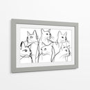 Caras de diferentes gatos - DIEGO D L | Cuadro decorativo de Canvas Lab