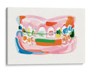 Dibujo de dientes en plumón - DIEGO D L | Cuadro decorativo de Canvas Lab