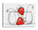 Bebidas de fresas - DIEGO D L | Cuadro decorativo de Canvas Lab