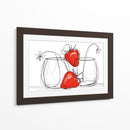 Bebidas de fresas - DIEGO D L | Cuadro decorativo de Canvas Lab