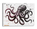 Pulpo Industrial - Miauch | Cuadro decorativo de Canvas Lab