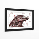 Cocodrilo Deluxe - Miauch | Cuadro decorativo de Canvas Lab