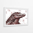 Cocodrilo Deluxe - Miauch | Cuadro decorativo de Canvas Lab