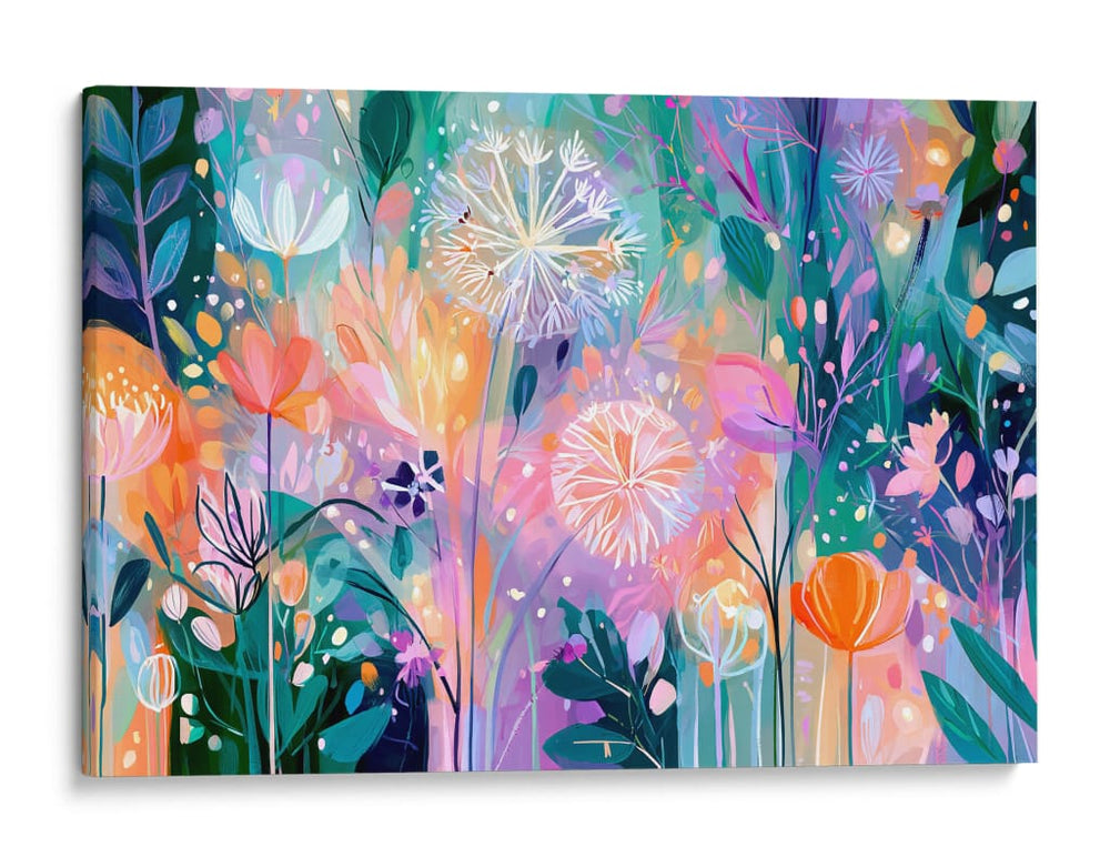 Flores en primavera colores pastel - DIEGO D L | Cuadro decorativo de Canvas Lab
