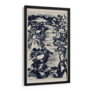 Vista De Pájaros Chinos En Navy Ii - Vision Studio | Cuadro decorativo de Canvas Lab