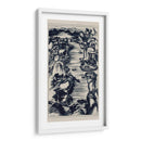 Vista De Pájaros Chinos En Navy Ii - Vision Studio | Cuadro decorativo de Canvas Lab