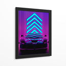 El Ápex Neon: Ferrari - Sae Art | Cuadro decorativo de Canvas Lab