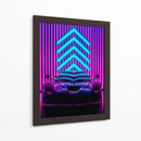 El Ápex Neon: Ferrari - Sae Art | Cuadro decorativo de Canvas Lab