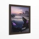 Mirada al Atardecer: Lamborghini - Sae Art | Cuadro decorativo de Canvas Lab