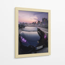 Mirada al Atardecer: Lamborghini - Sae Art | Cuadro decorativo de Canvas Lab