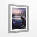 Mirada al Atardecer: Lamborghini - Sae Art | Cuadro decorativo de Canvas Lab