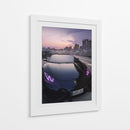 Mirada al Atardecer: Lamborghini - Sae Art | Cuadro decorativo de Canvas Lab
