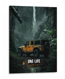 Horizonte Salvaje: Jeep Wrangler - Sae Art | Cuadro decorativo de Canvas Lab
