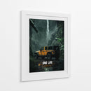Horizonte Salvaje: Jeep Wrangler - Sae Art | Cuadro decorativo de Canvas Lab