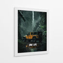 Horizonte Salvaje: Jeep Wrangler - Sae Art | Cuadro decorativo de Canvas Lab