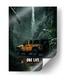Horizonte Salvaje: Jeep Wrangler - Sae Art | Cuadro decorativo de Canvas Lab