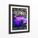Bestia Púrpura: Toyota Supra - Sae Art | Cuadro decorativo de Canvas Lab