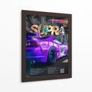 Bestia Púrpura: Toyota Supra - Sae Art | Cuadro decorativo de Canvas Lab