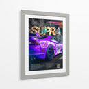 Bestia Púrpura: Toyota Supra - Sae Art | Cuadro decorativo de Canvas Lab