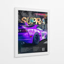 Bestia Púrpura: Toyota Supra - Sae Art | Cuadro decorativo de Canvas Lab