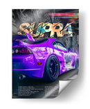 Bestia Púrpura: Toyota Supra - Sae Art | Cuadro decorativo de Canvas Lab