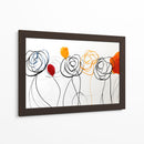 Bocetos de acuarelas y lineas en flores - DIEGO D L | Cuadro decorativo de Canvas Lab