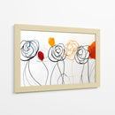 Bocetos de acuarelas y lineas en flores - DIEGO D L | Cuadro decorativo de Canvas Lab