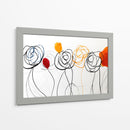 Bocetos de acuarelas y lineas en flores - DIEGO D L | Cuadro decorativo de Canvas Lab