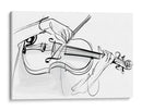 Tocando violín - DIEGO D L | Cuadro decorativo de Canvas Lab