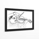Tocando violín - DIEGO D L | Cuadro decorativo de Canvas Lab