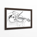 Tocando violín - DIEGO D L | Cuadro decorativo de Canvas Lab